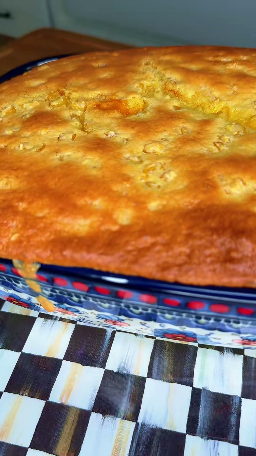 Mexican Chicken Casserole with Cornbread Topping