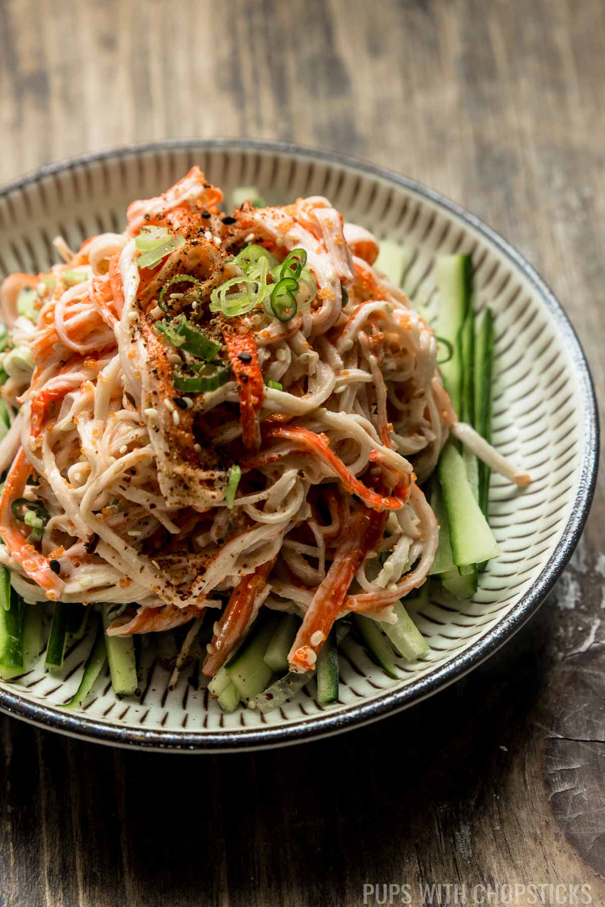 Spicy Kani Cucumber Salad