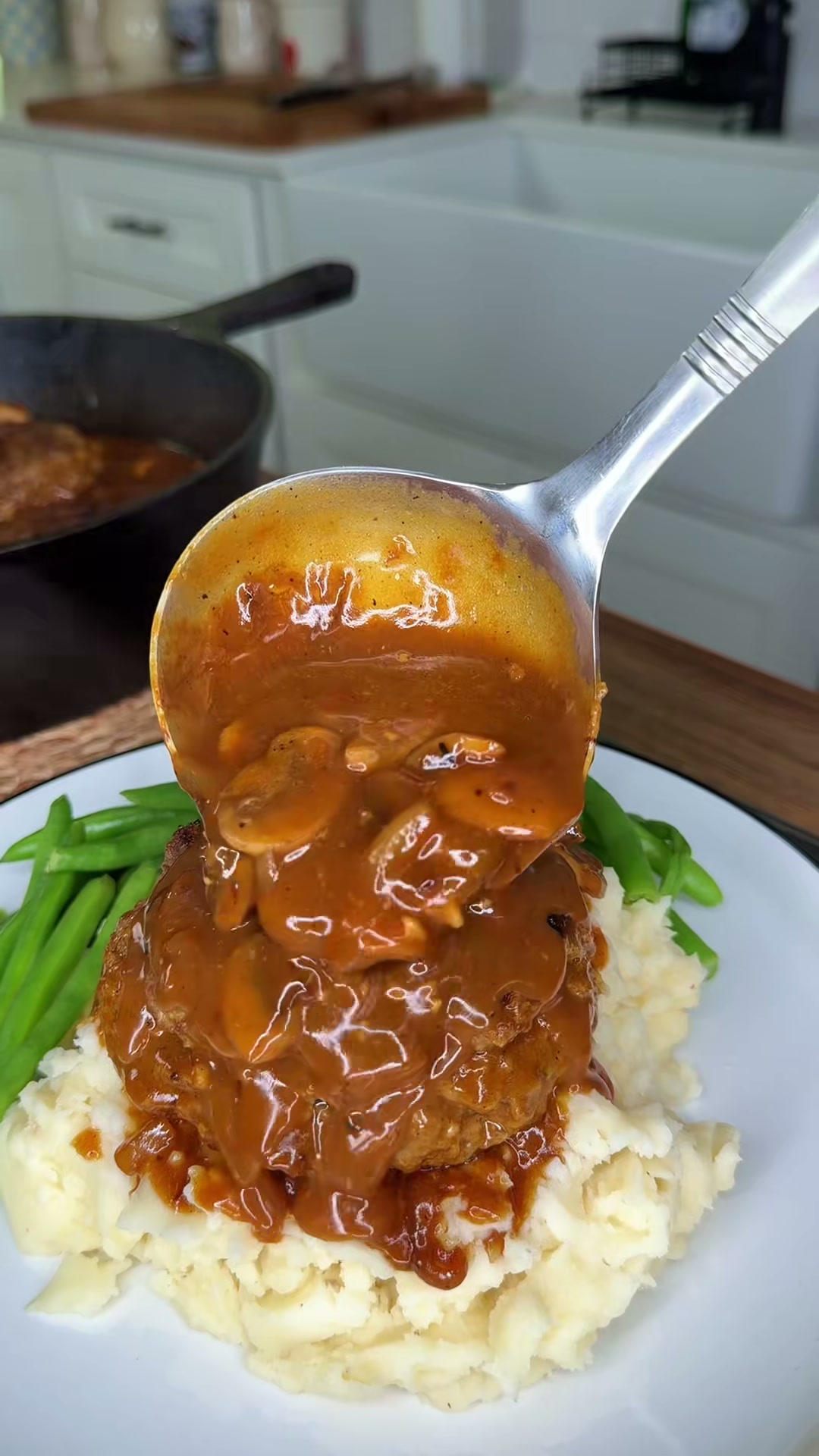 Salisbury Steak with Mushroom Gravy