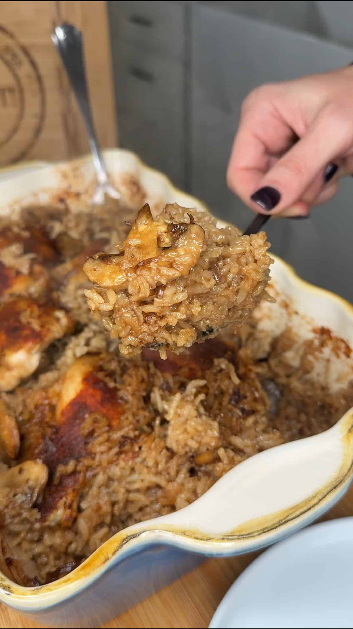 Italian Chicken and Rice Bake