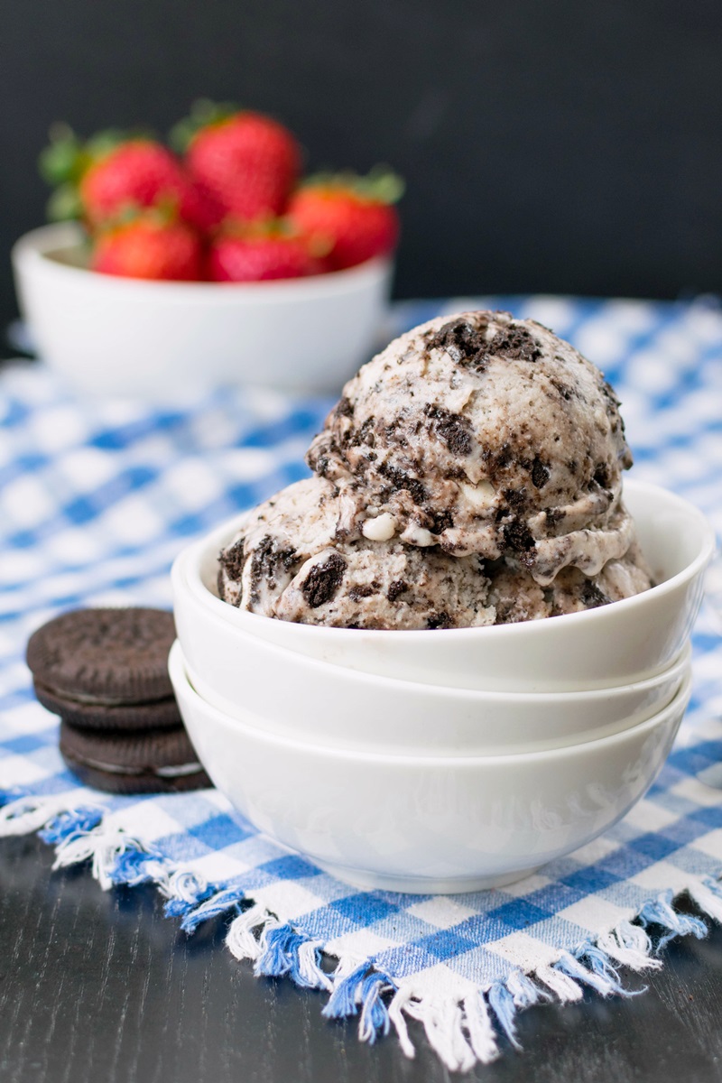 Dairy-Free Cookies and Cream Ice Cream