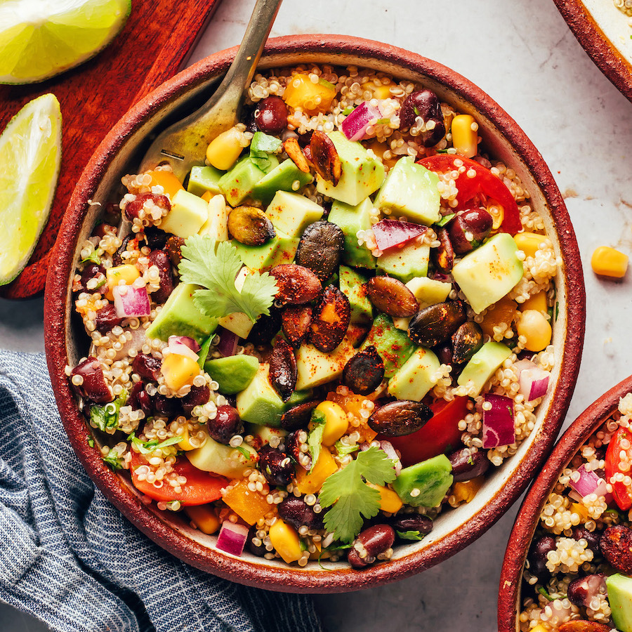 Simple Quinoa Black Bean Salad