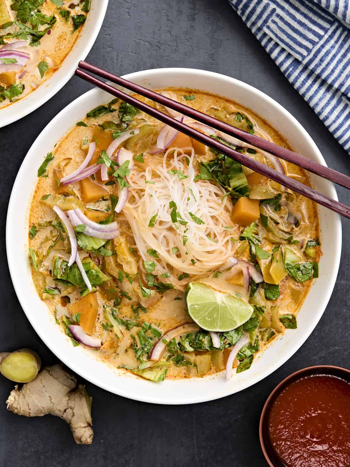 Thai Red Curry Vegetable Soup