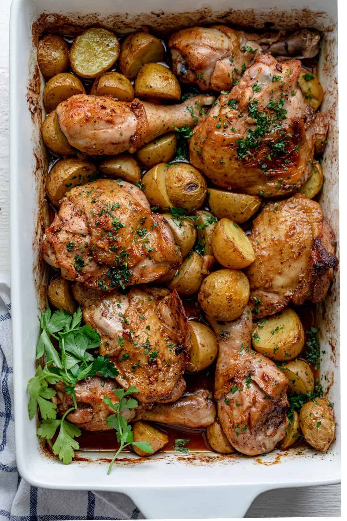 Roasted Chicken Thighs and Potatoes