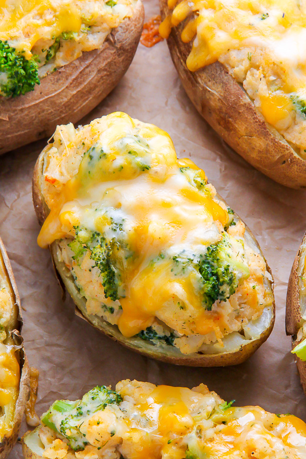 Cheddar Broccoli Soup Stuffed Twice