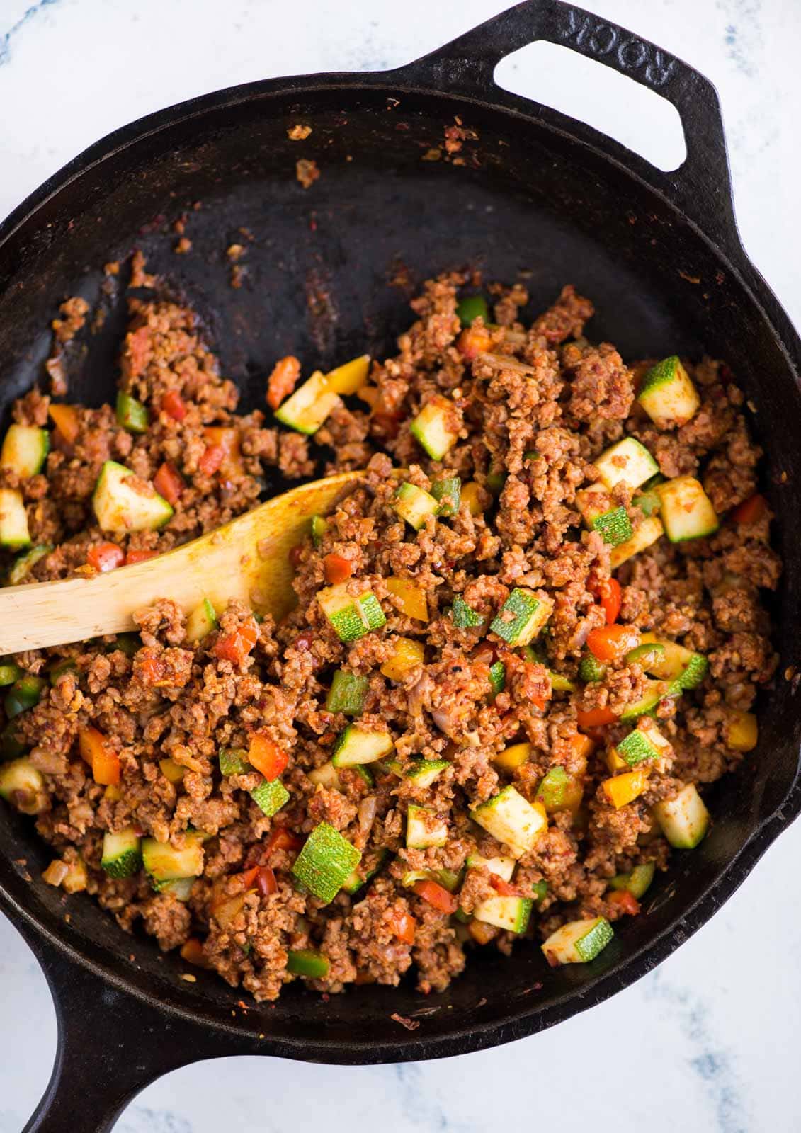 Ground Beef and Vegetable Skillet