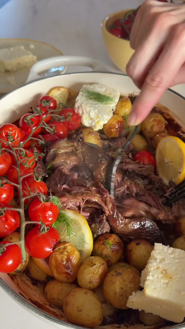 Greek-Style Braised Beef and Potatoes