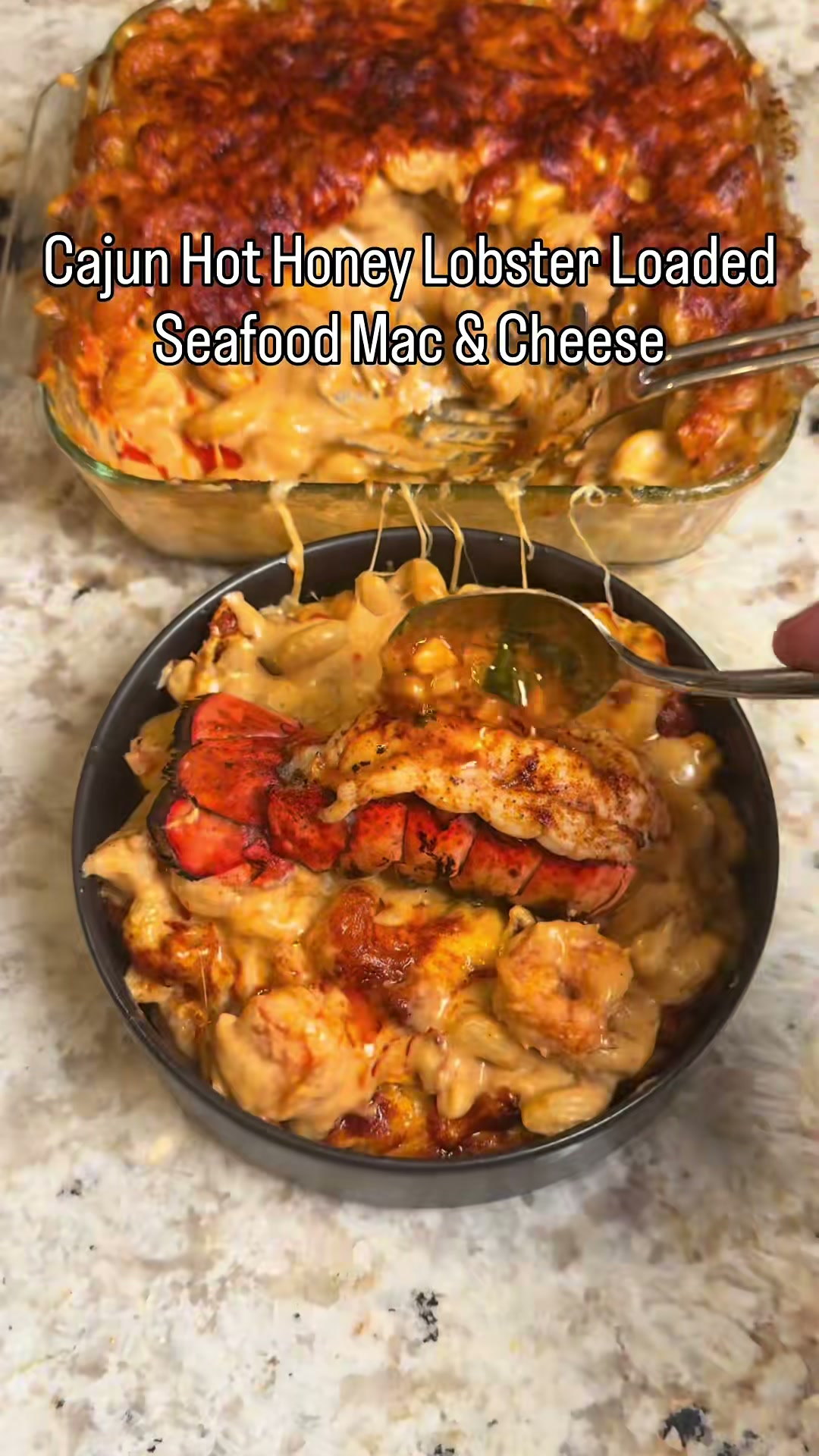 Cajun Hot Honey Lobster Seafood Mac & Cheese
