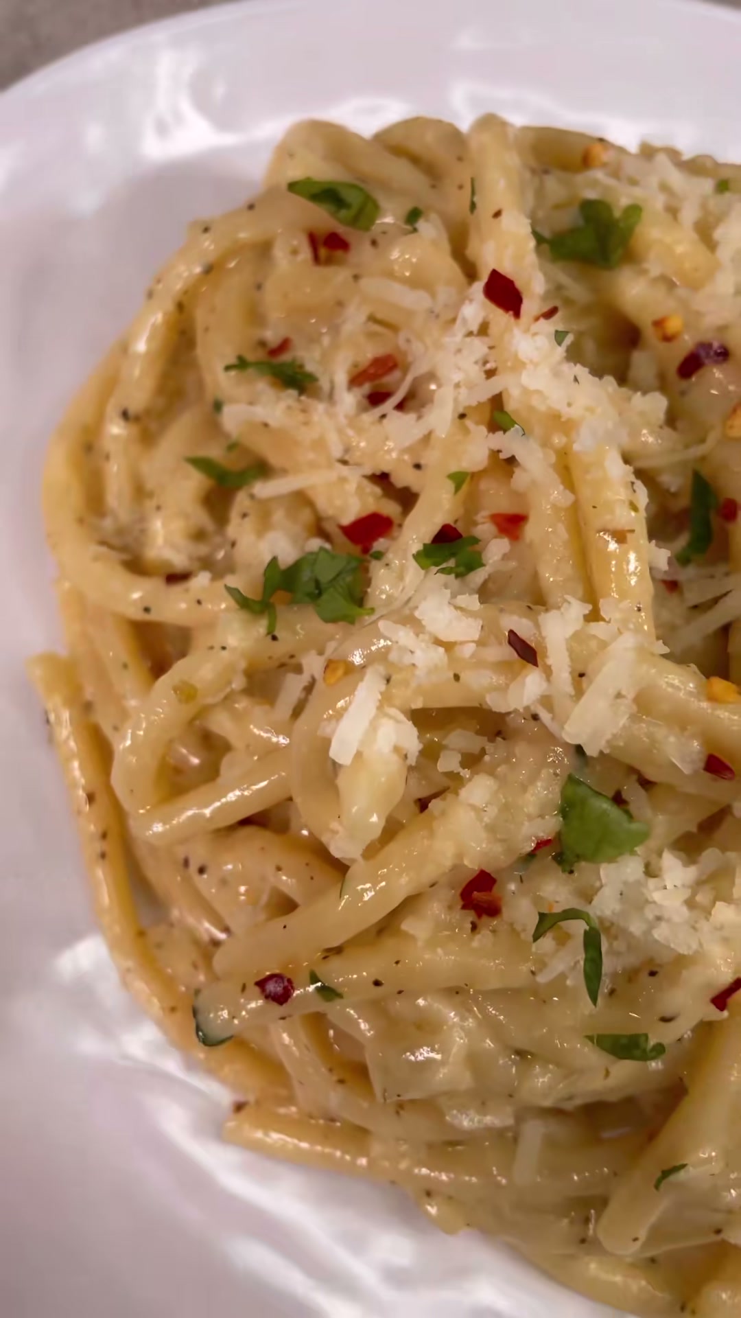 White Wine Garlic Butter Pasta