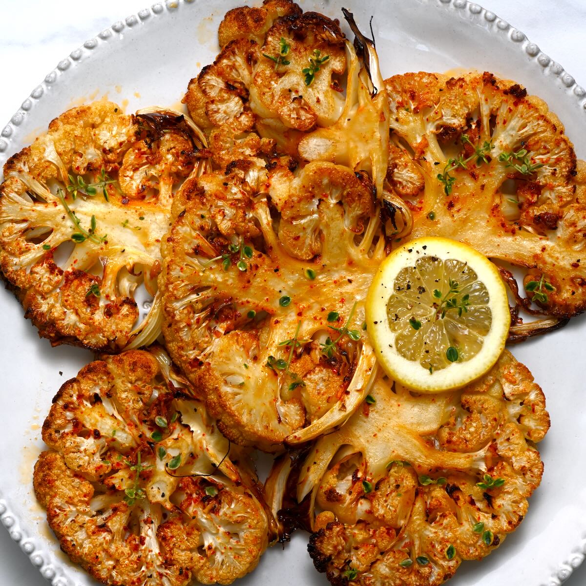 Grilled Cauliflower Steaks