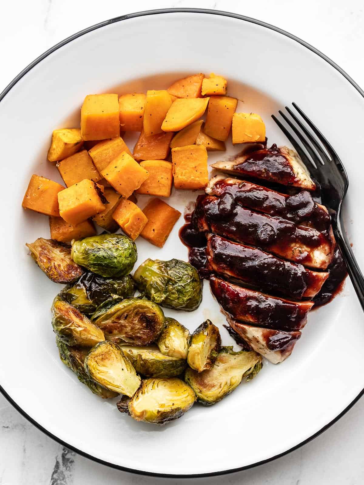 Sheet Pan Cranberry Chicken Dinner