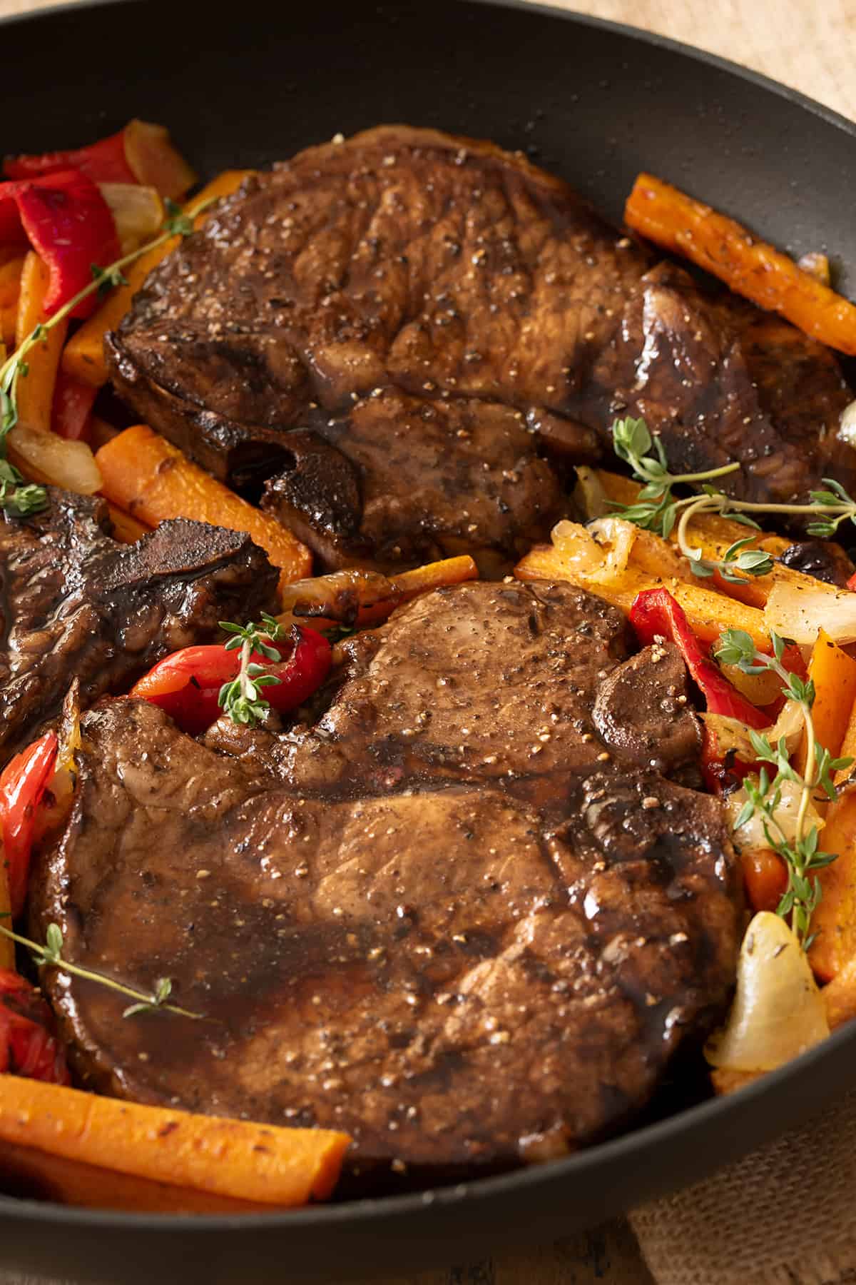Pork Chops with Mushroom Pan Sauce
