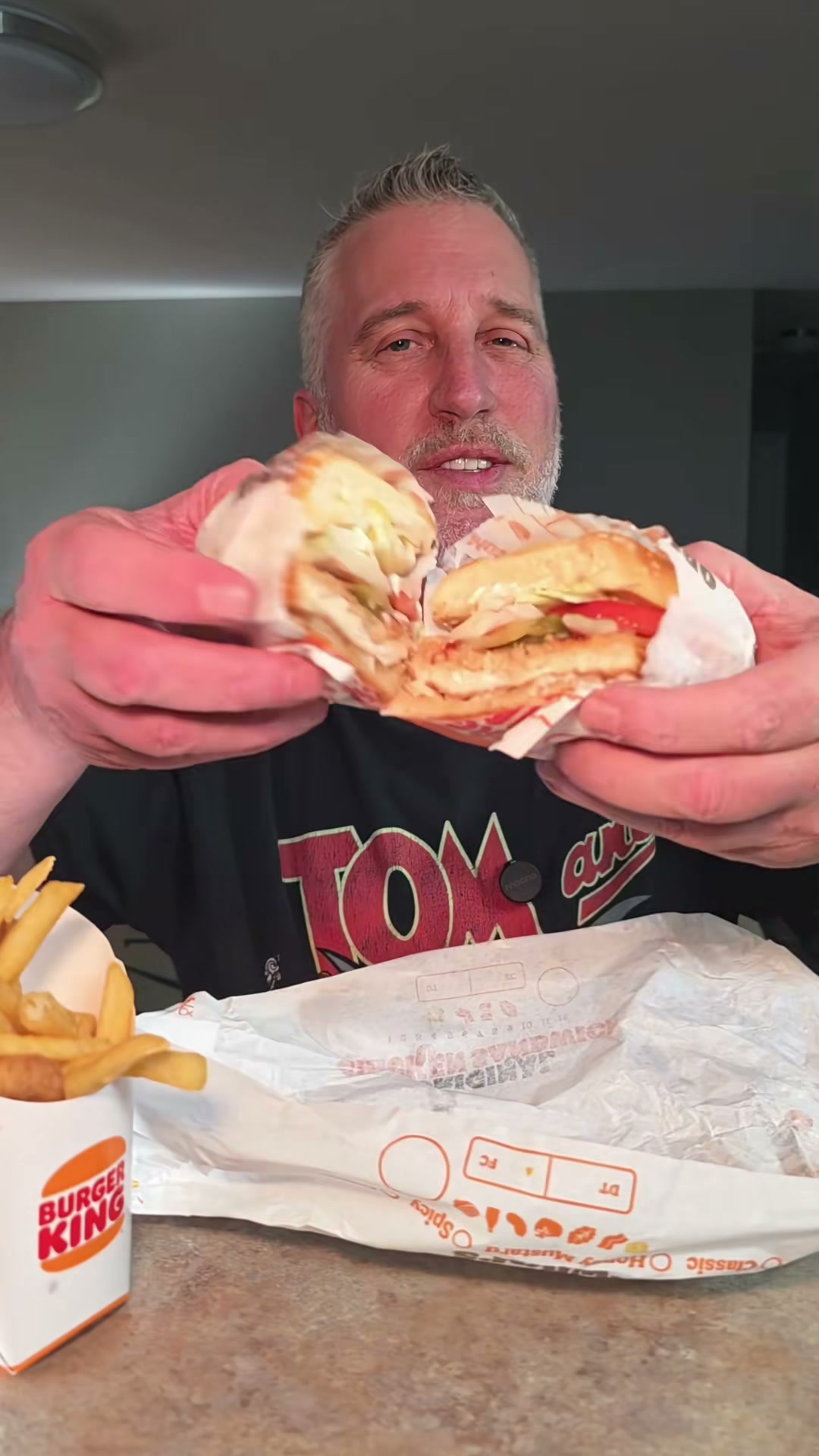 Chicken Sandwich with Whopper