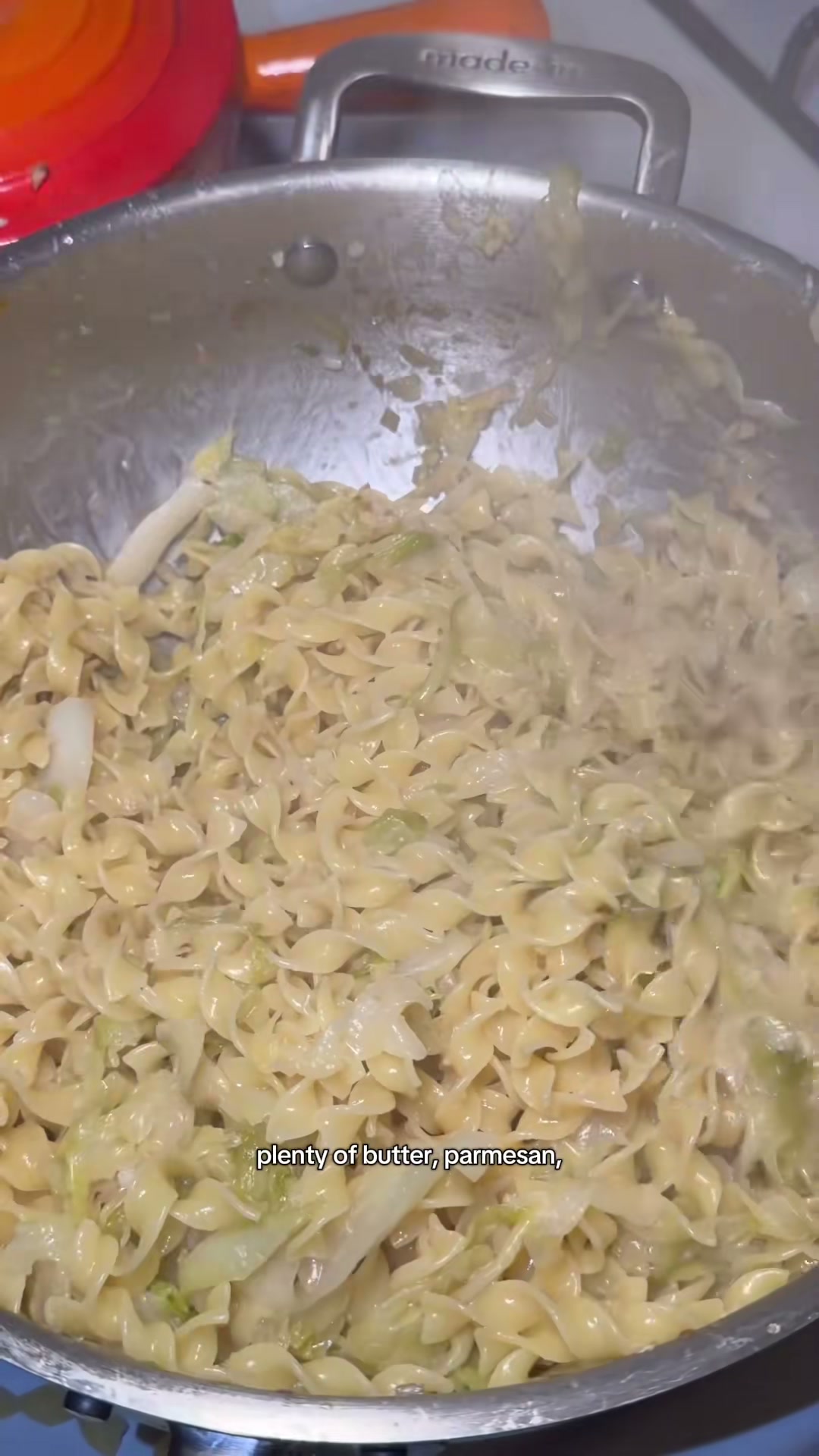 Caramelized Cabbage and Miso Butter Noodles