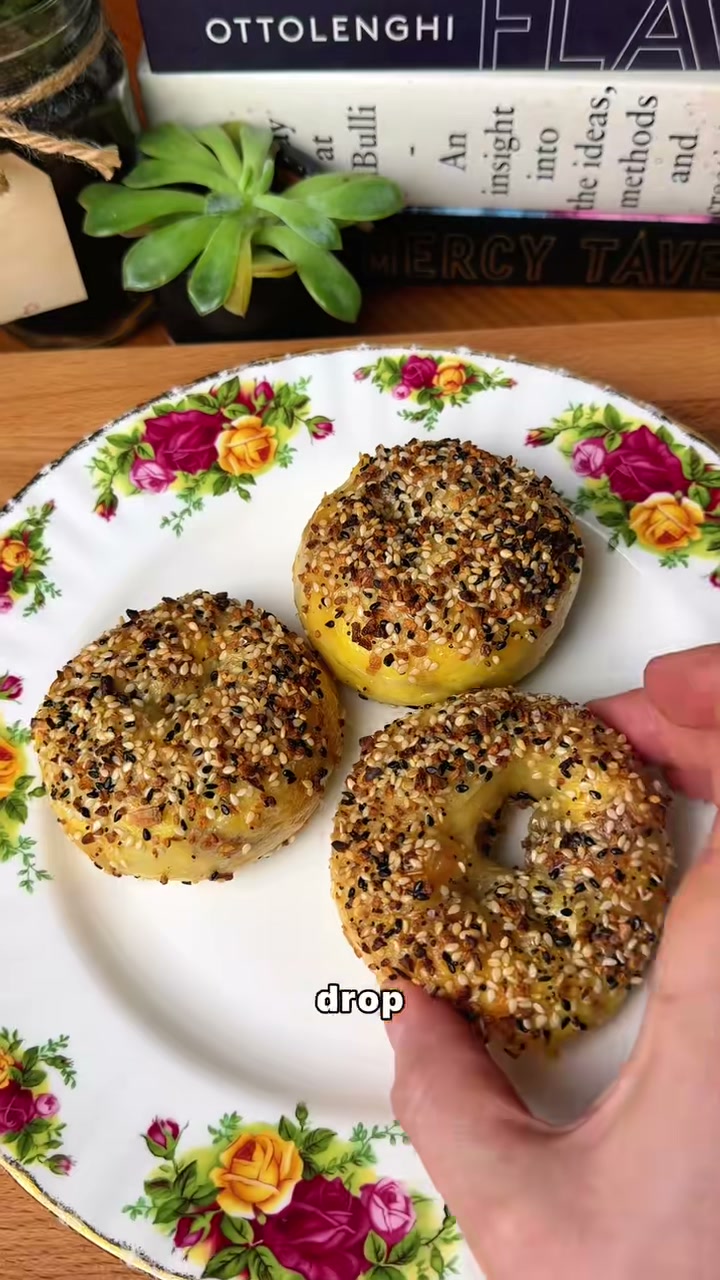 Bacon, Egg, and Cheese Stuffed Bagels
