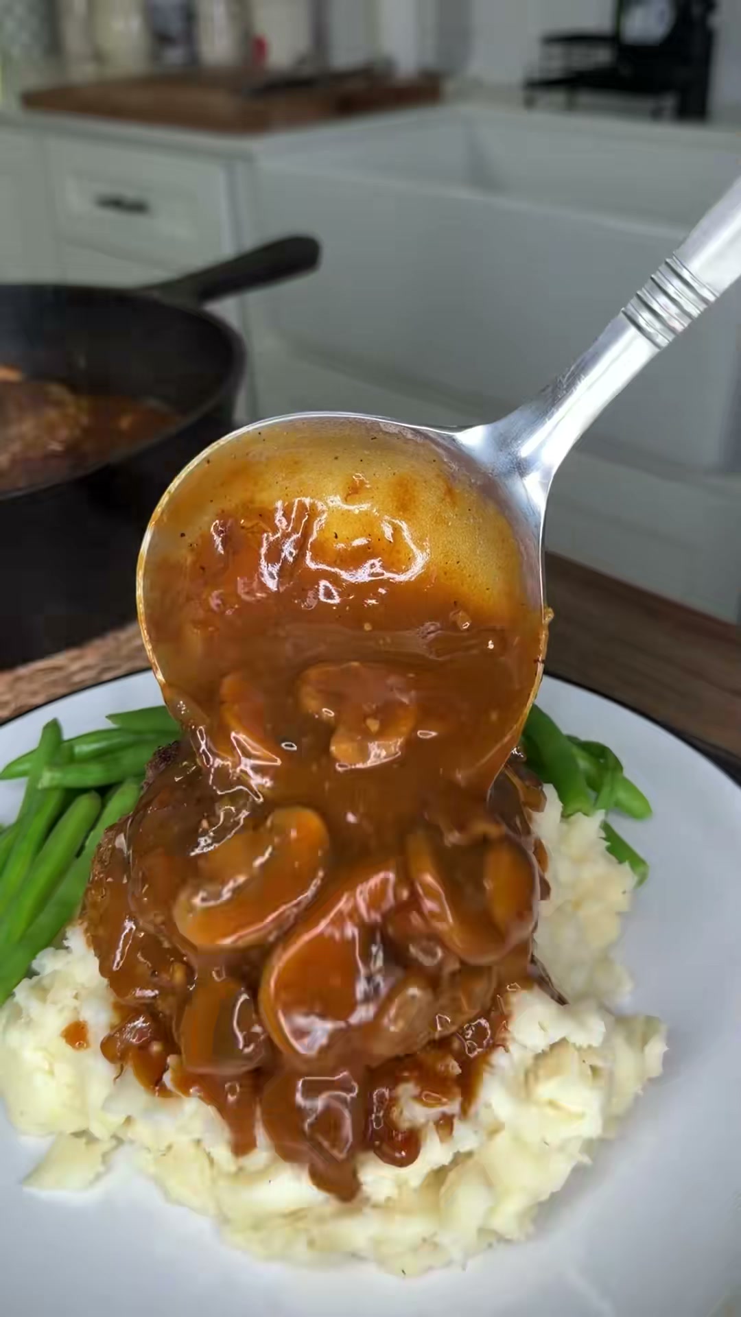 Salisbury Steak with Mushroom Gravy