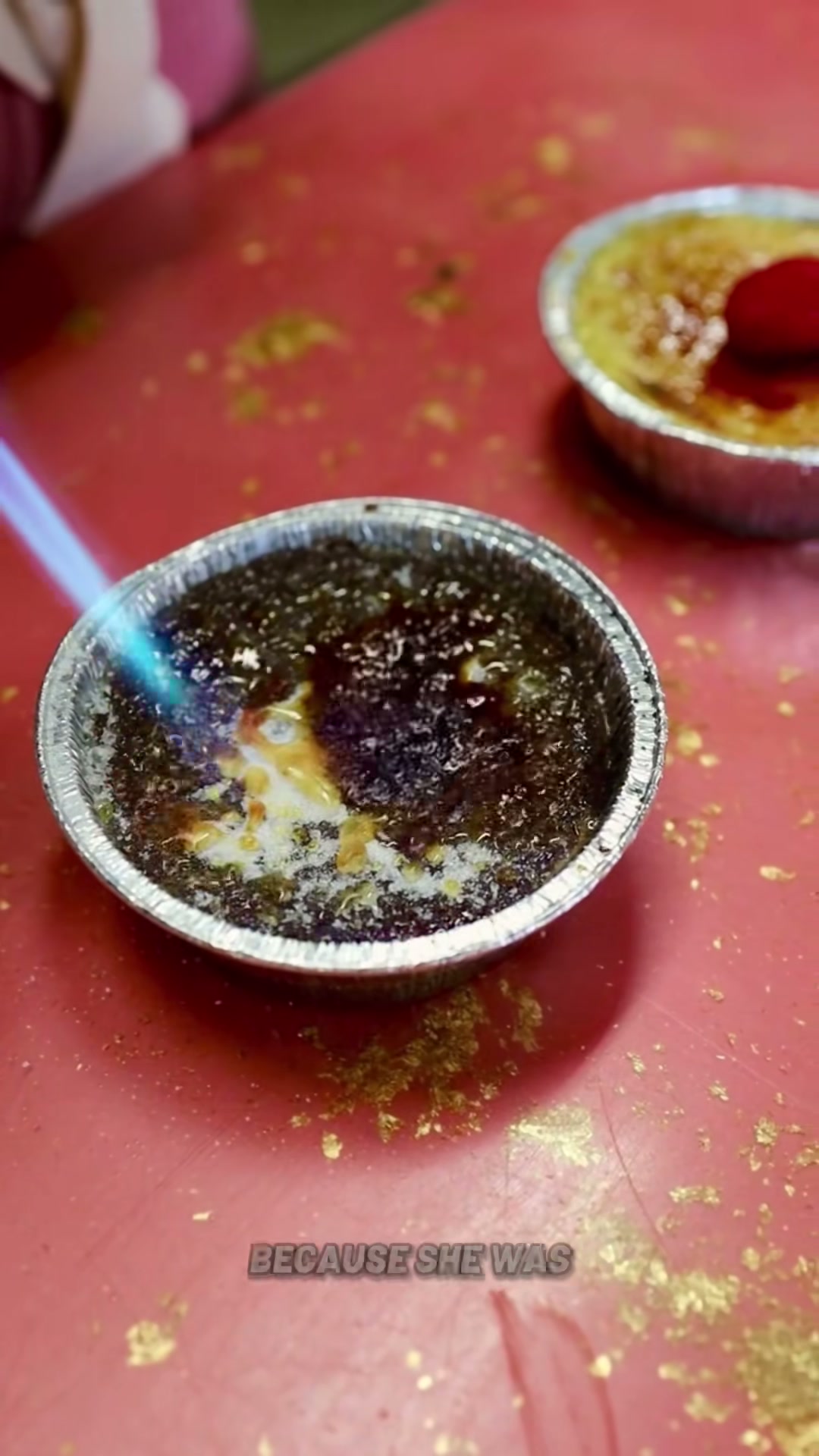 Bourbon Vanilla and Dark Chocolate Crème Brûlée