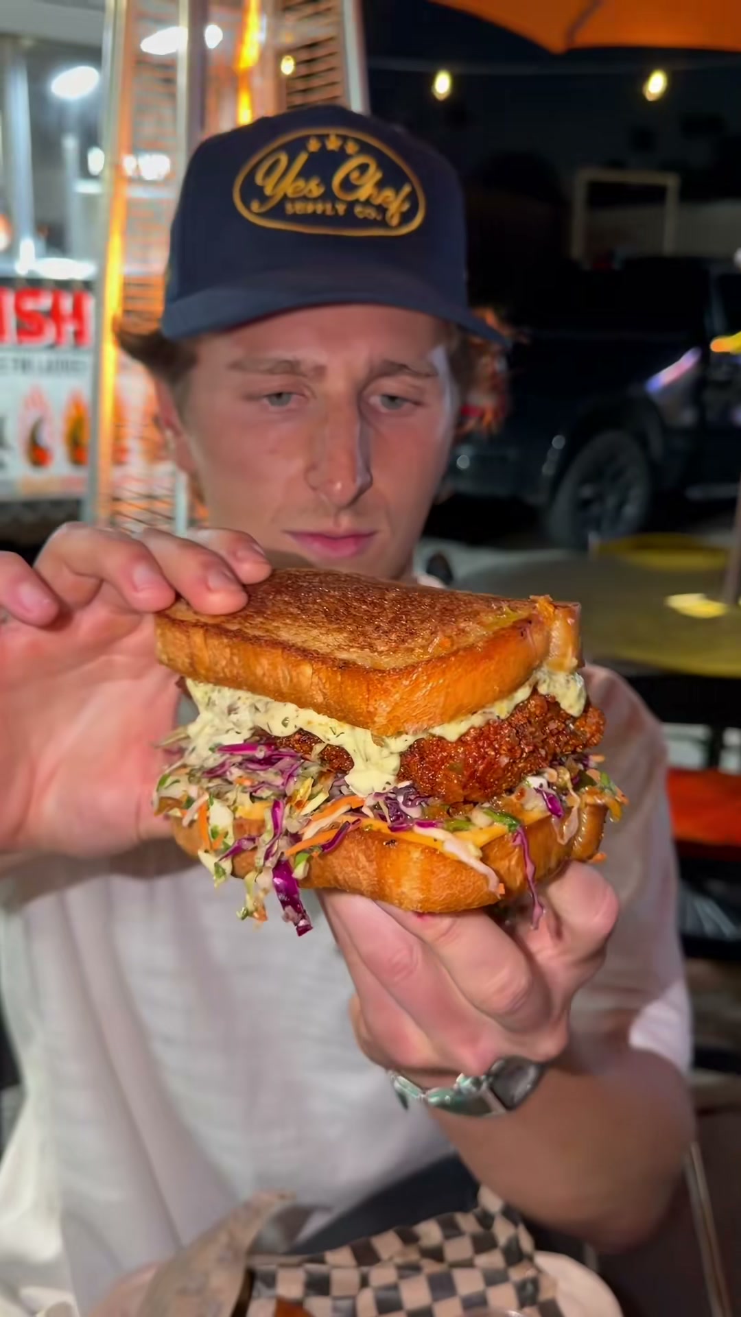 Nashville Hot Fried Fish Sandwich