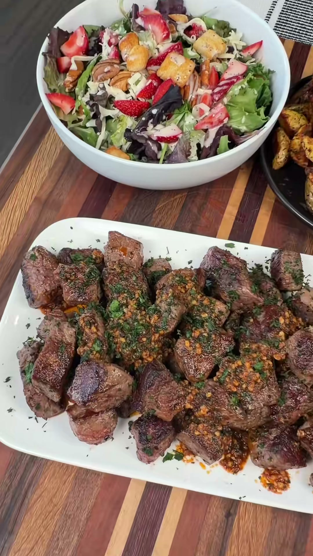 Cowboy Butter Steak Bites