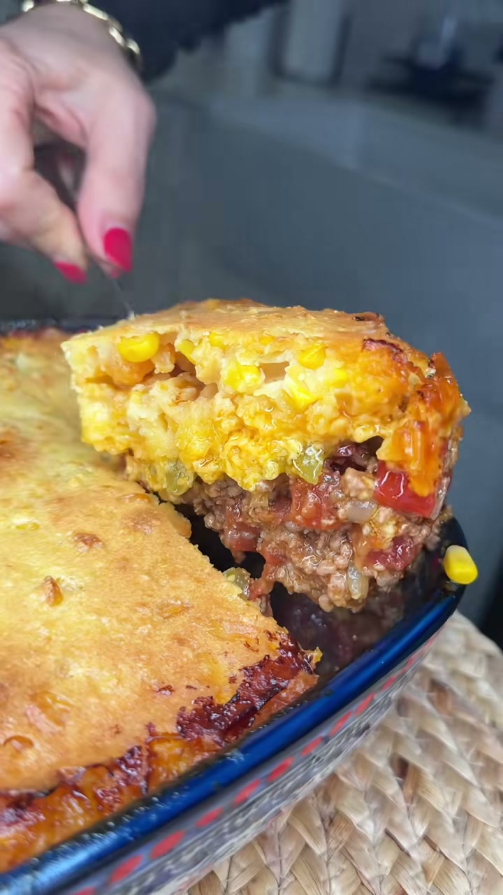 Cheesy Cornbread Casserole