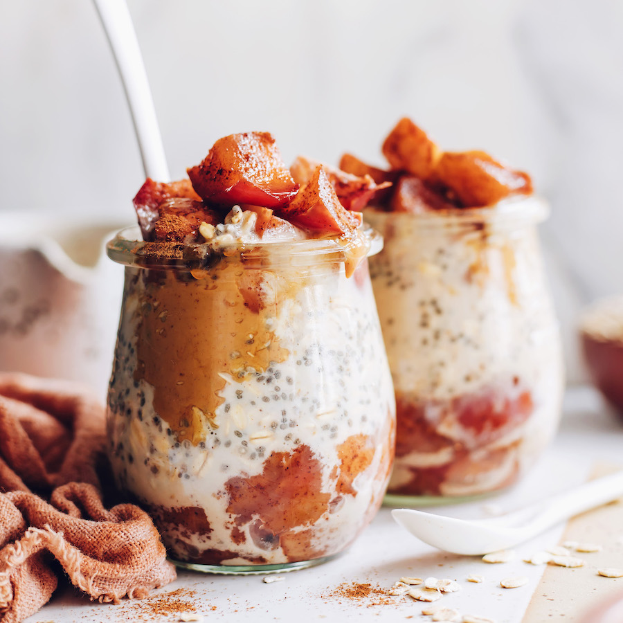 Apple Pie Overnight Oats