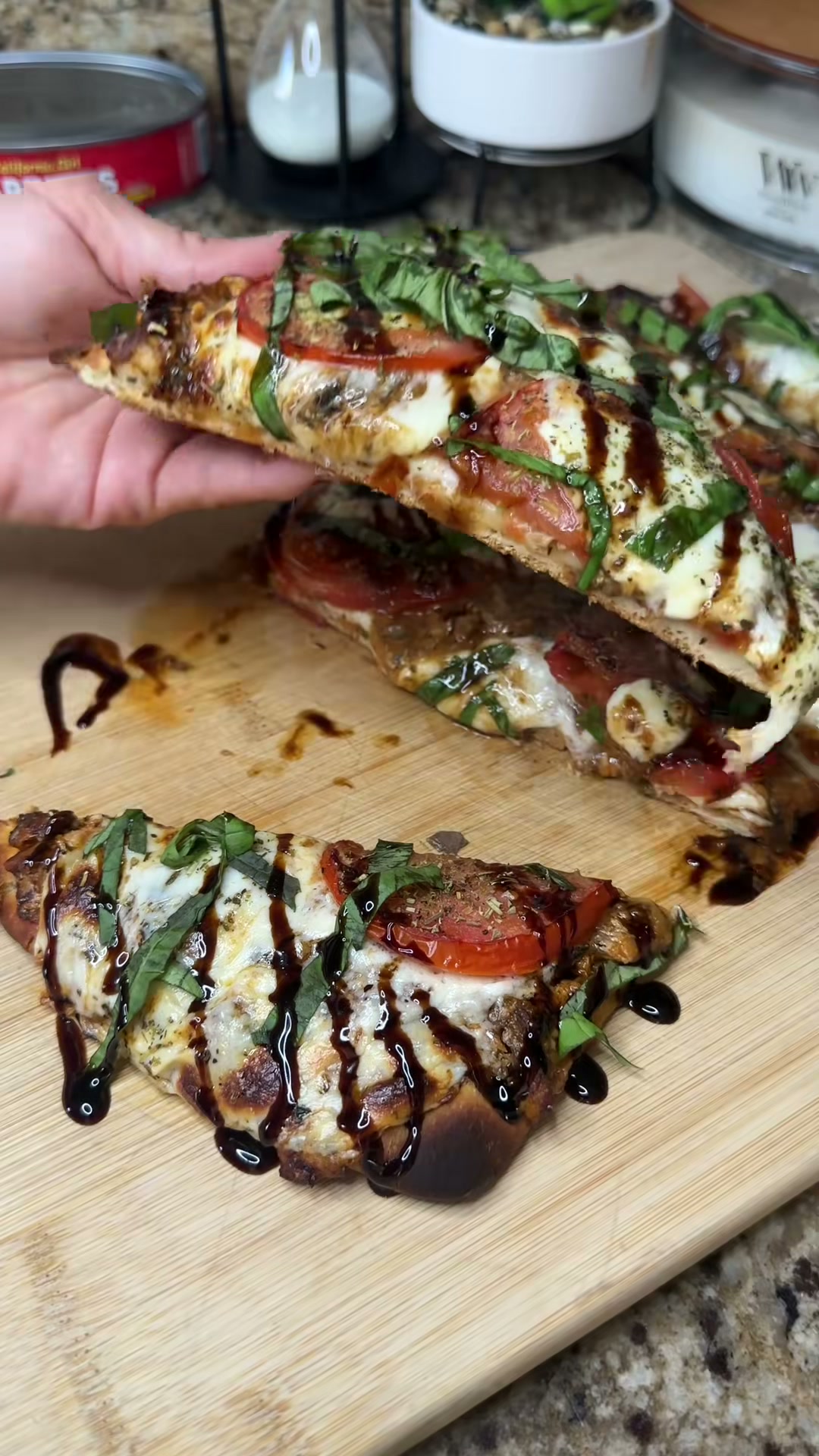 Sardine Caprese Flatbread