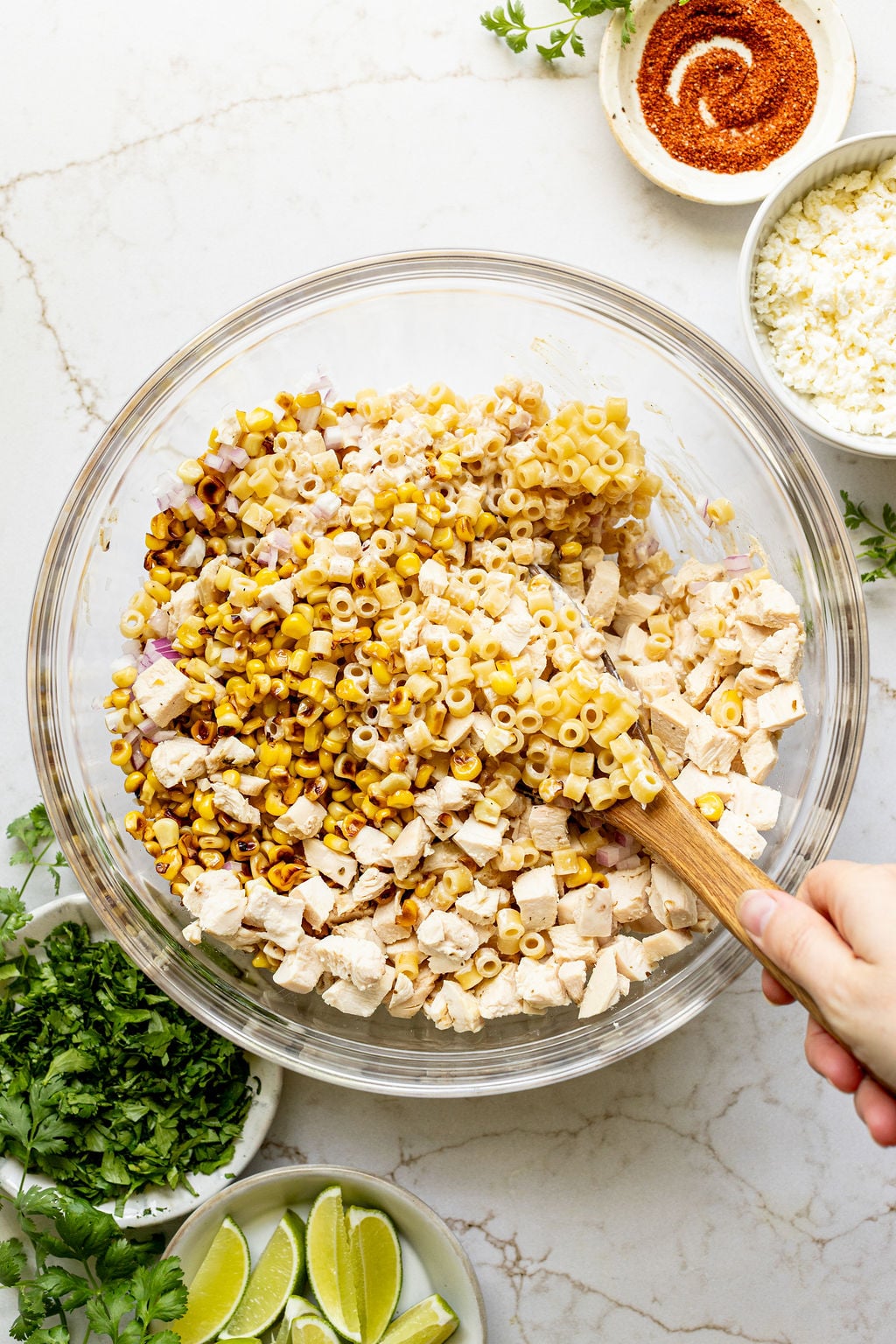 Street Corn Chicken Pasta