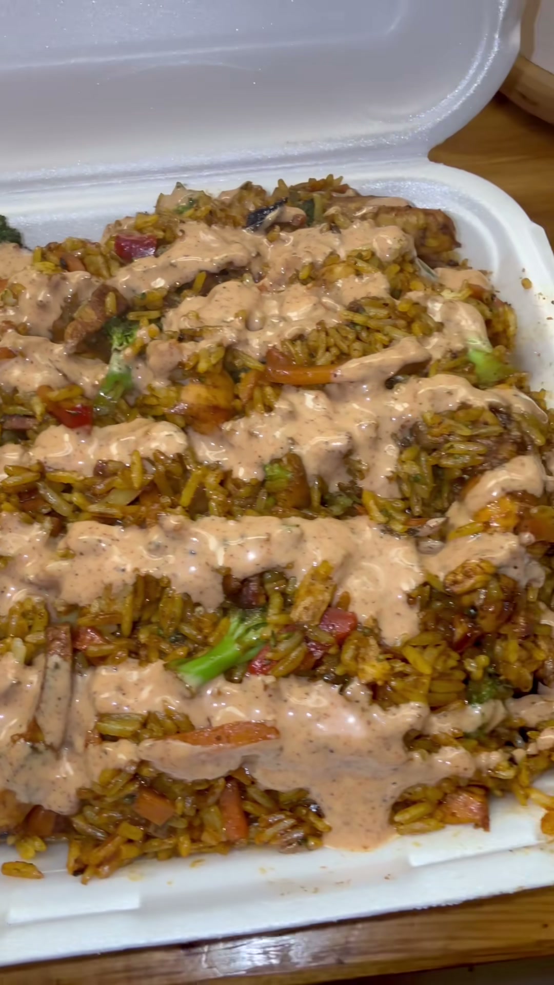 Caribbean Hibachi Rice and Jerk Chicken