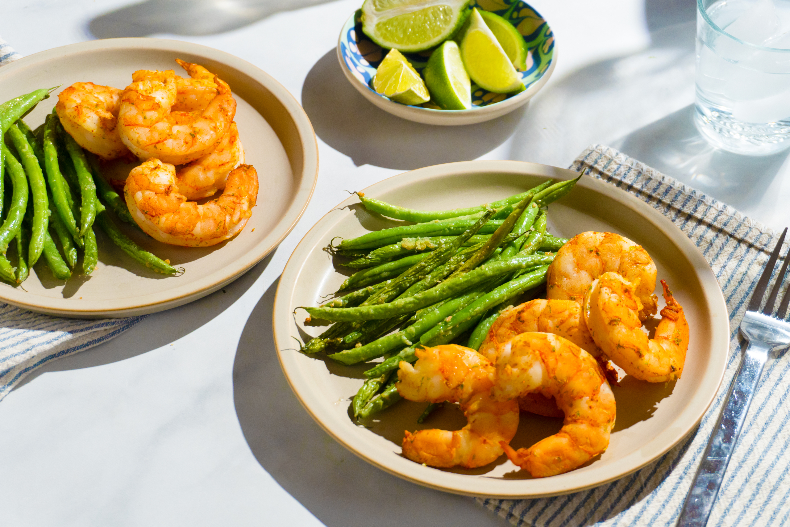 Chili Lime Shrimp with Green Beans