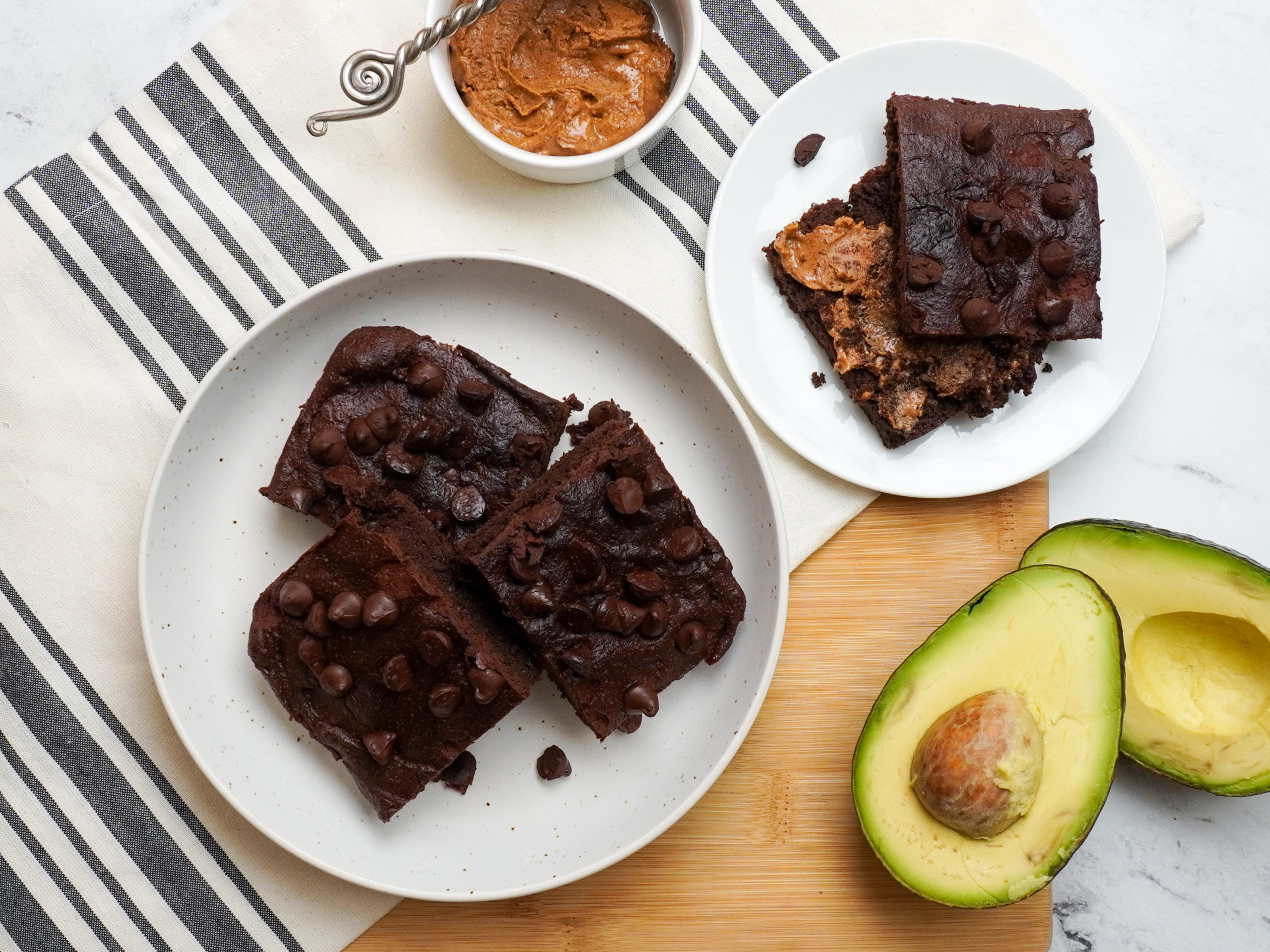Avocado & Almond Butter Brownies