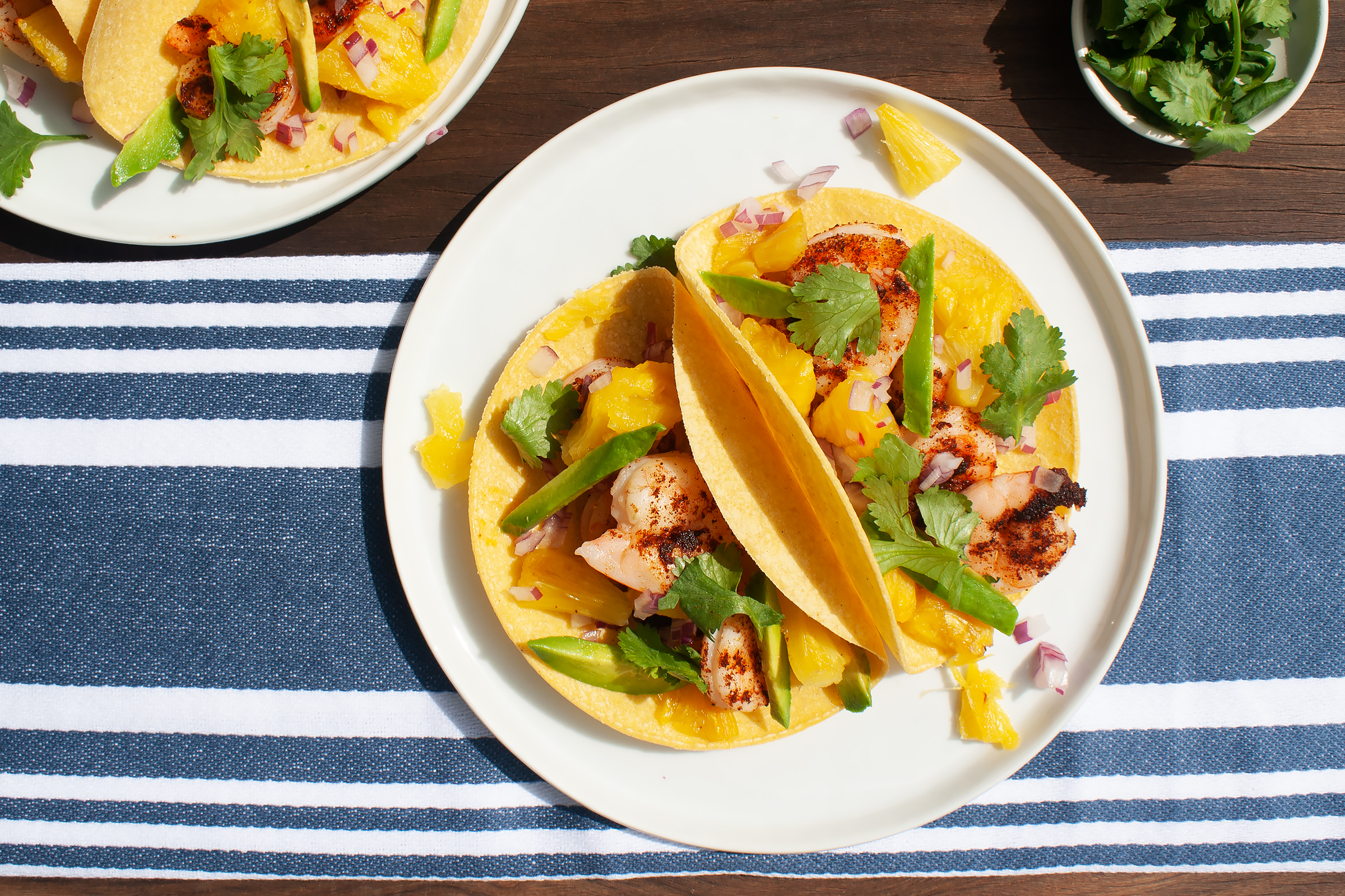 Shrimp Tacos with Pineapple