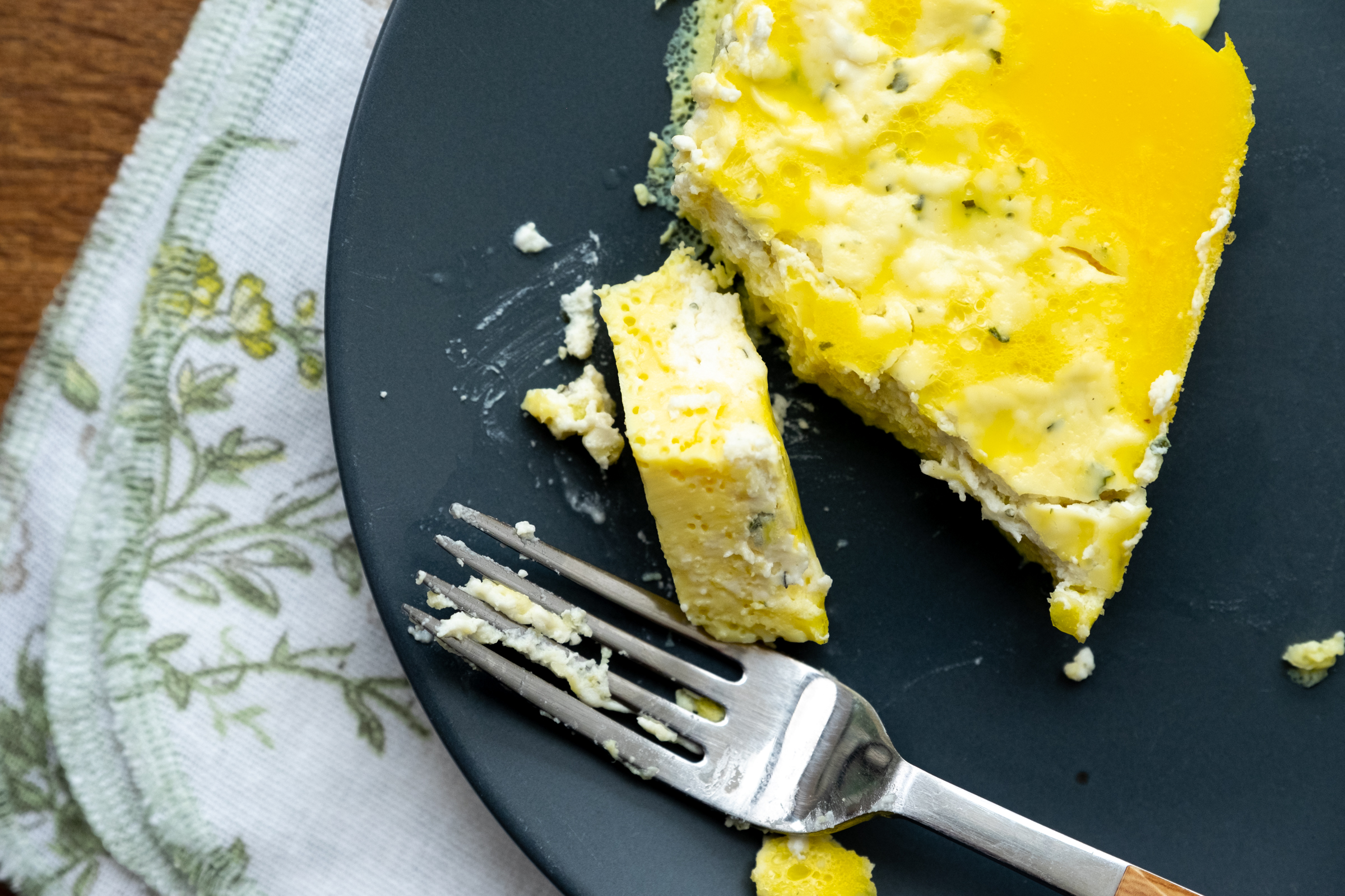 Garlic Herb Cheese Omelette