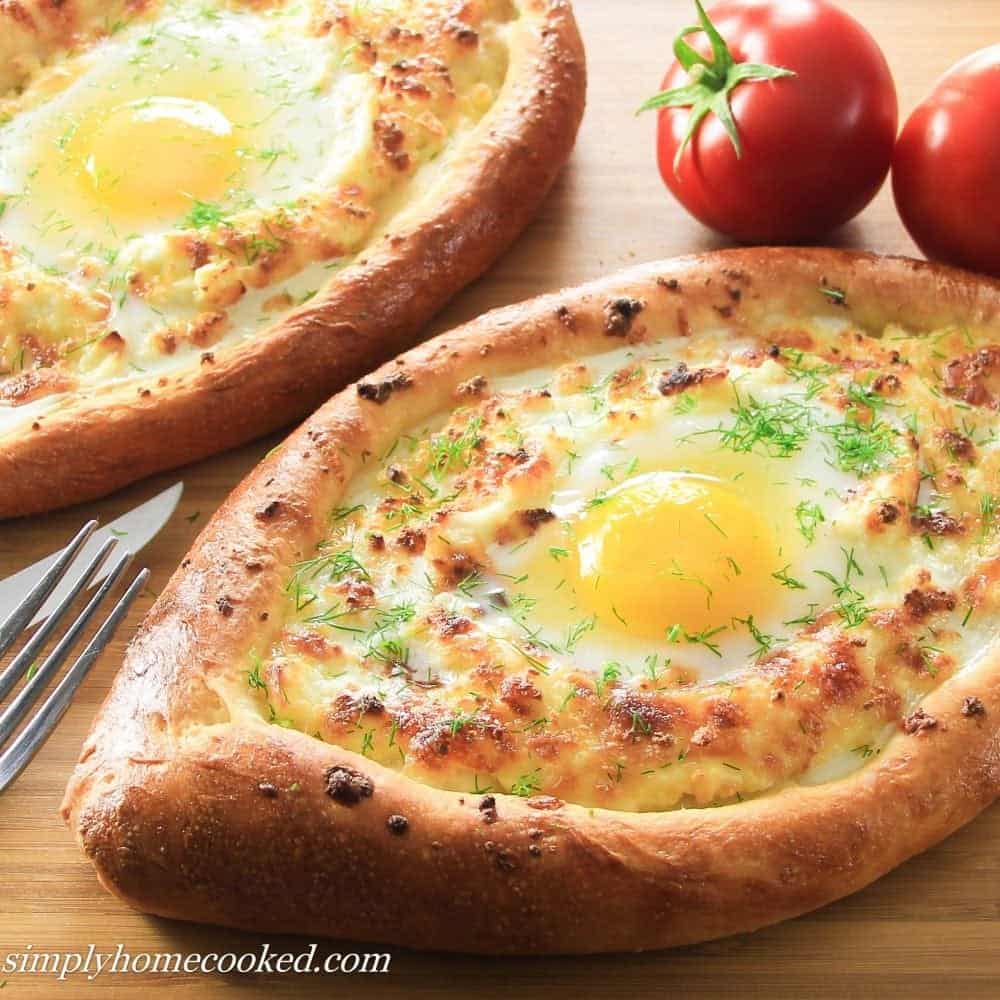 Khachapuri (Georgian Cheese Bread)