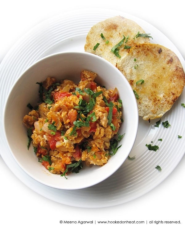 MASALA EGG BURJI (INDIAN SCRAMBLED EGGS)