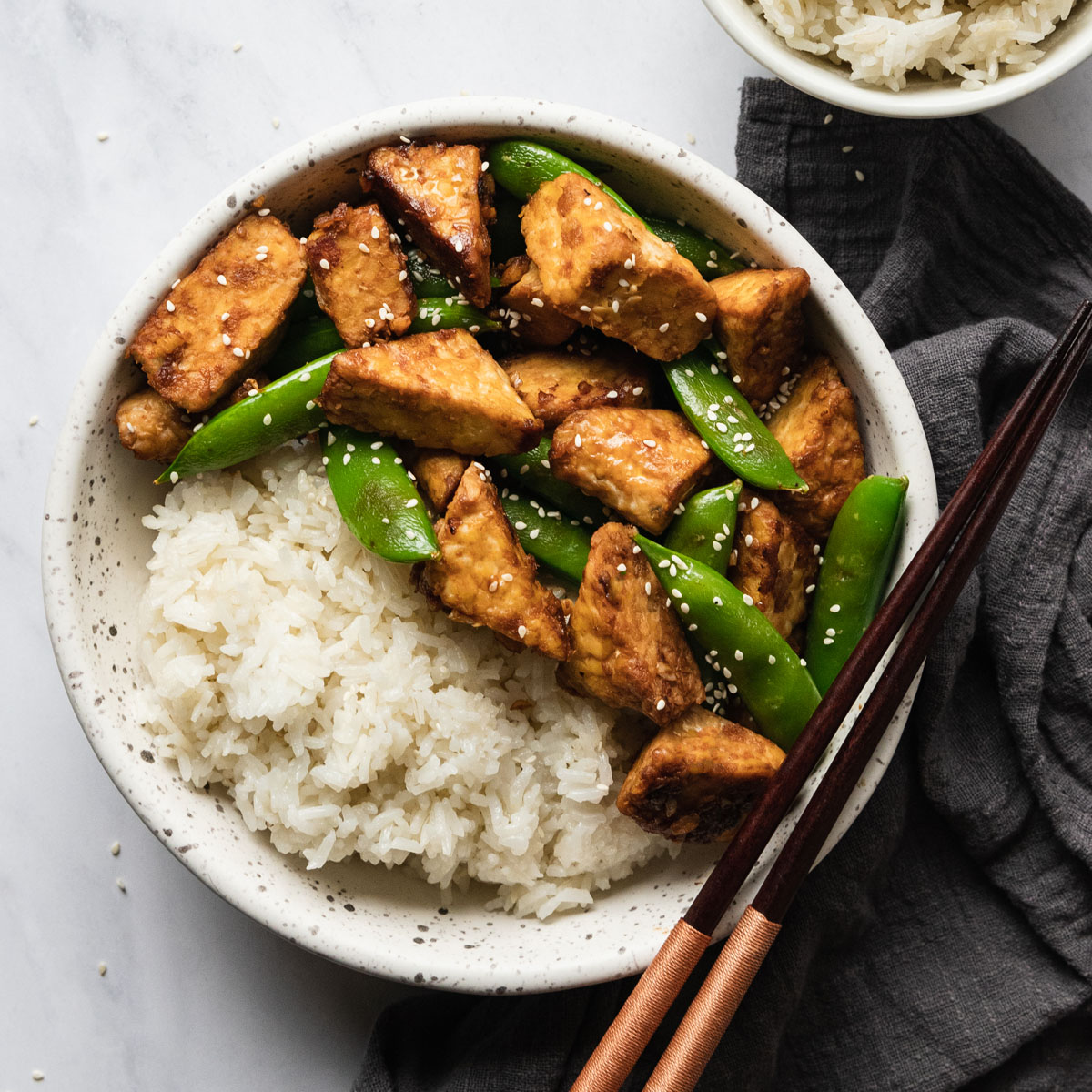 Easy Stir Fried Tempeh