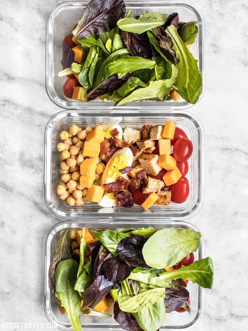 Cobb Salad Meal Prep