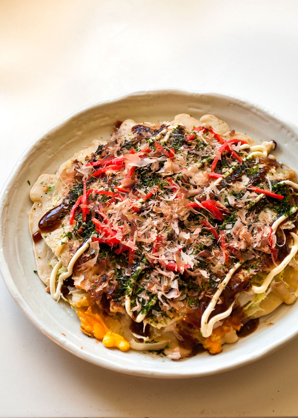 Okonomiyaki (Japanese Savoury Pancake)