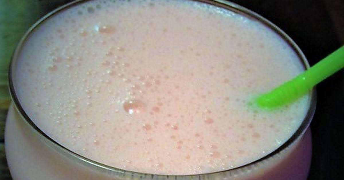 Rose-Flavored Yogurt Drink (Lassi)