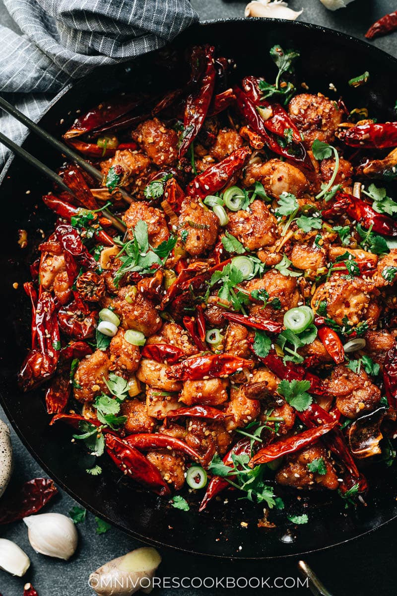 La Zi Ji (Sichuan Mala Chicken, 辣子鸡)