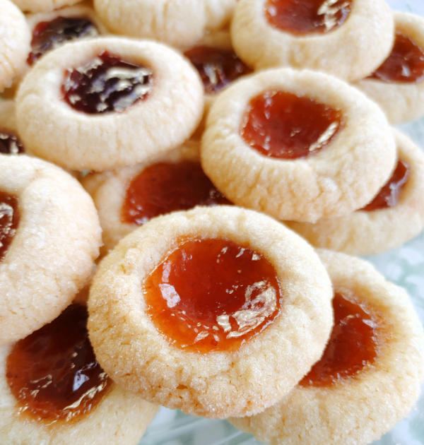The Very BEST Thumbprint Cookies