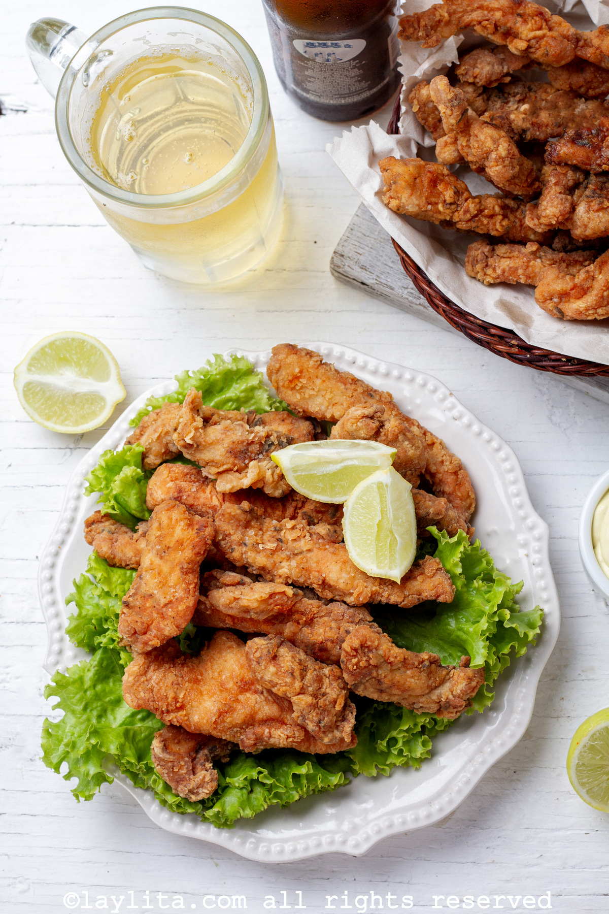 Chicharrón de Pollo (Crispy chicken bites)