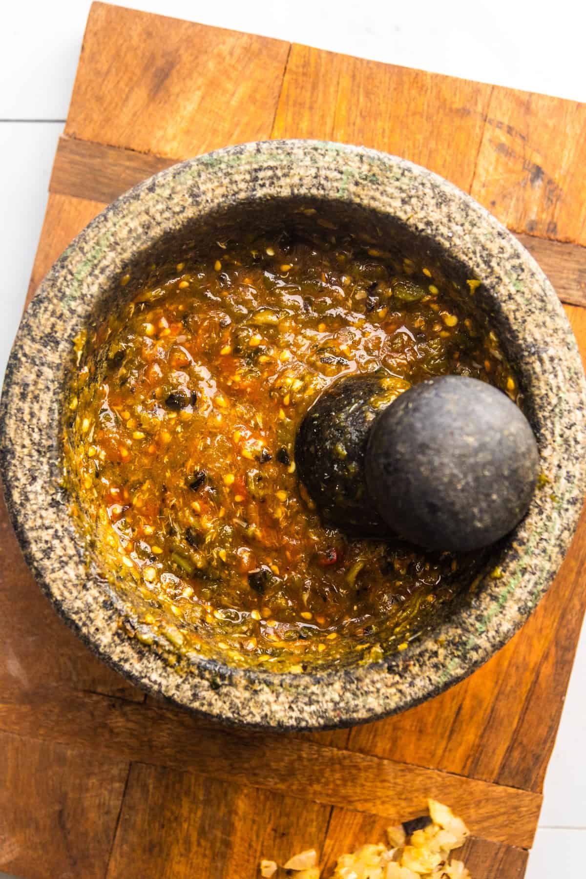 Molcajete Salsa (Salsa de Molcajete)