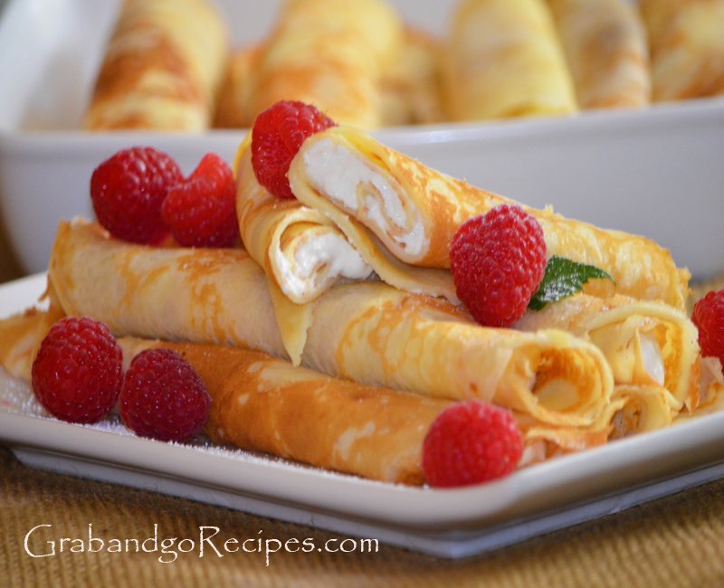Blintzes - Nalisniki-Blinchiki with Creamy Filling