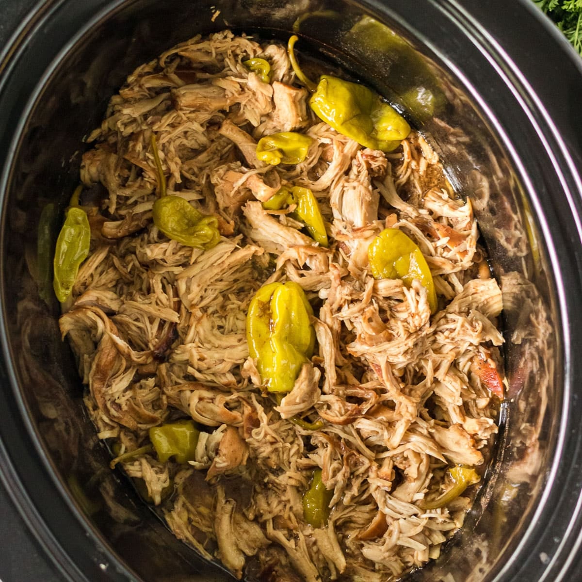 Slow Cooker Mississippi Chicken