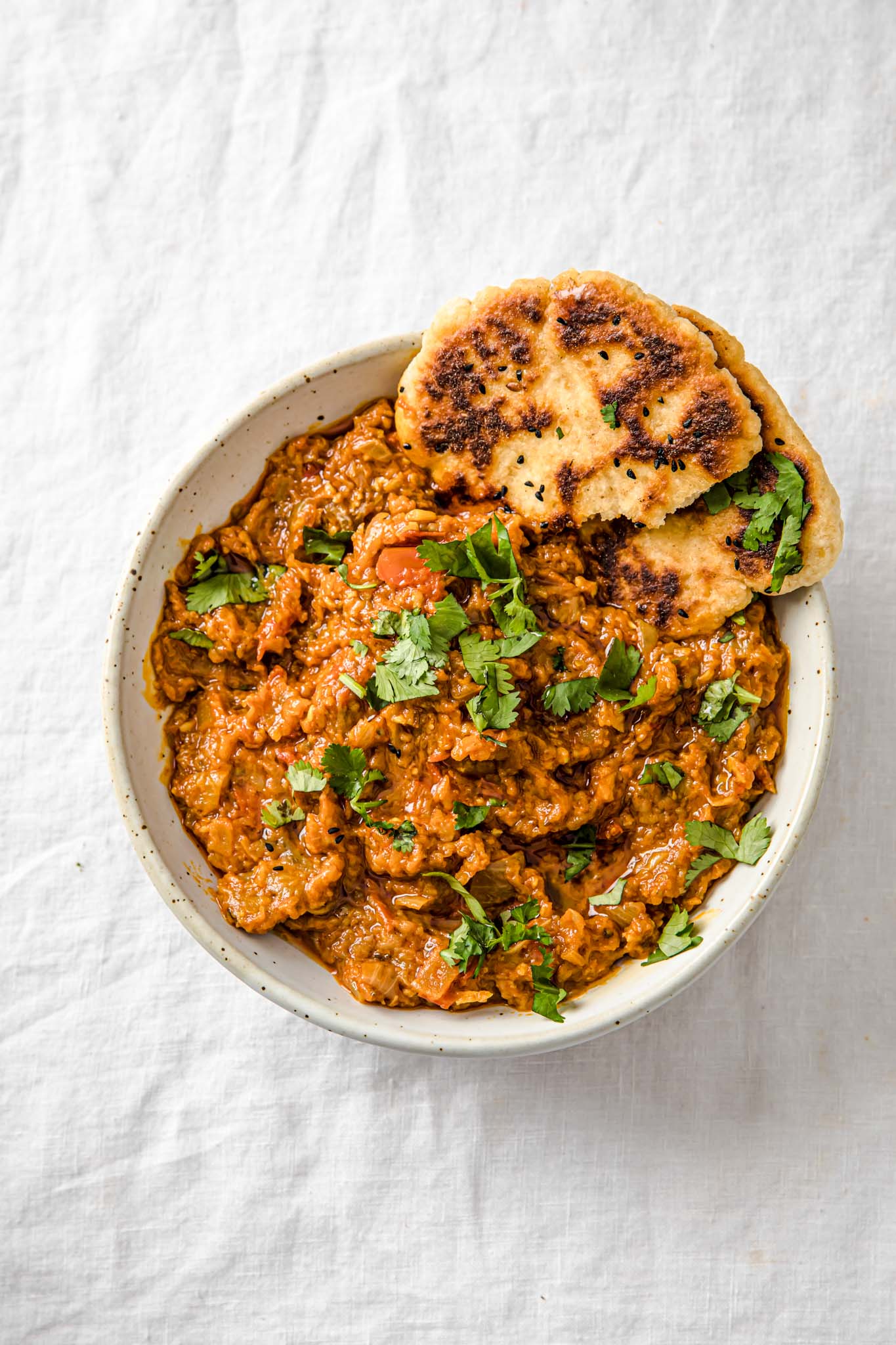 Baingan Bharta (Oven-Roasted Eggplant Curry)