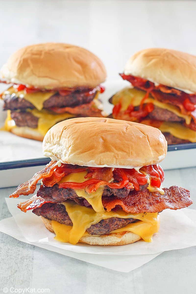 Copycat Wendy's Baconator (Ultimate Bacon Burger)