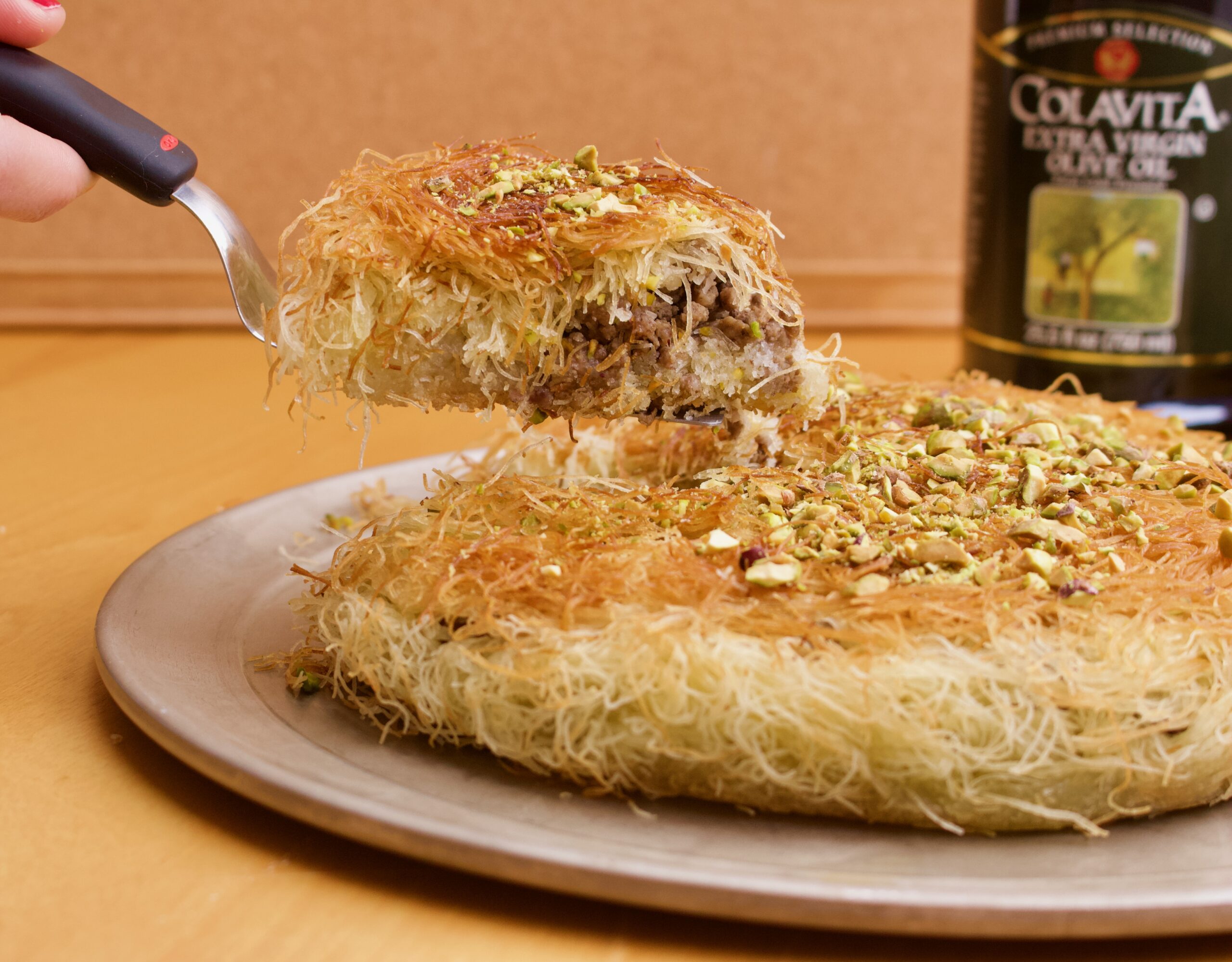 Spiced Beef Kanafeh
