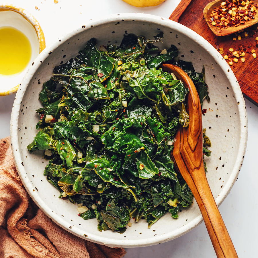 Garlicky Sautéed Greens