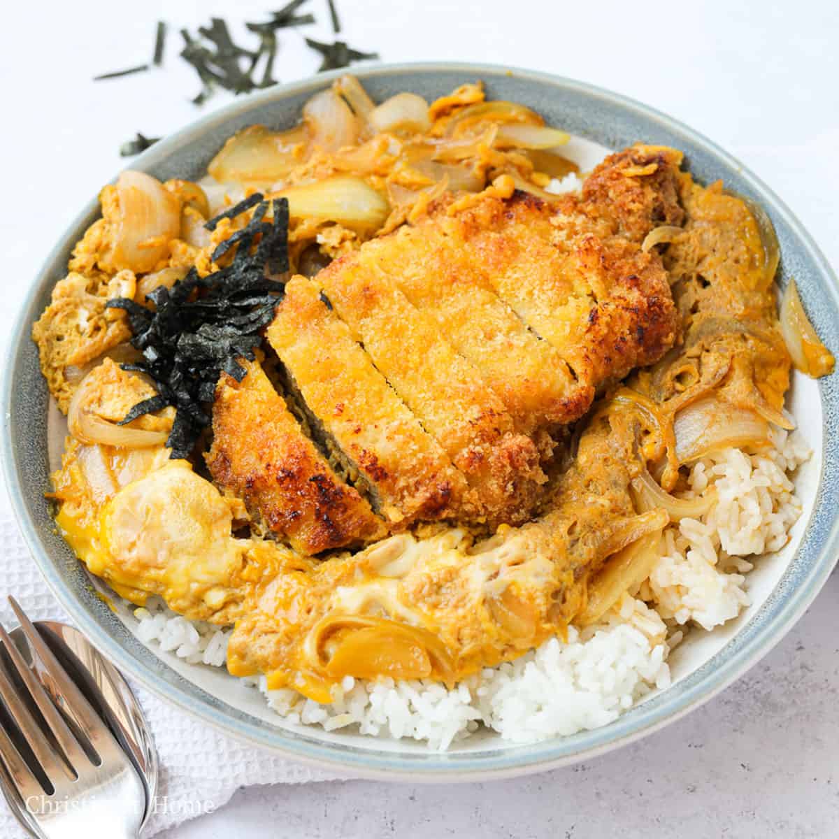 Quick & Easy Katsudon (Air Frying/Deep Frying)