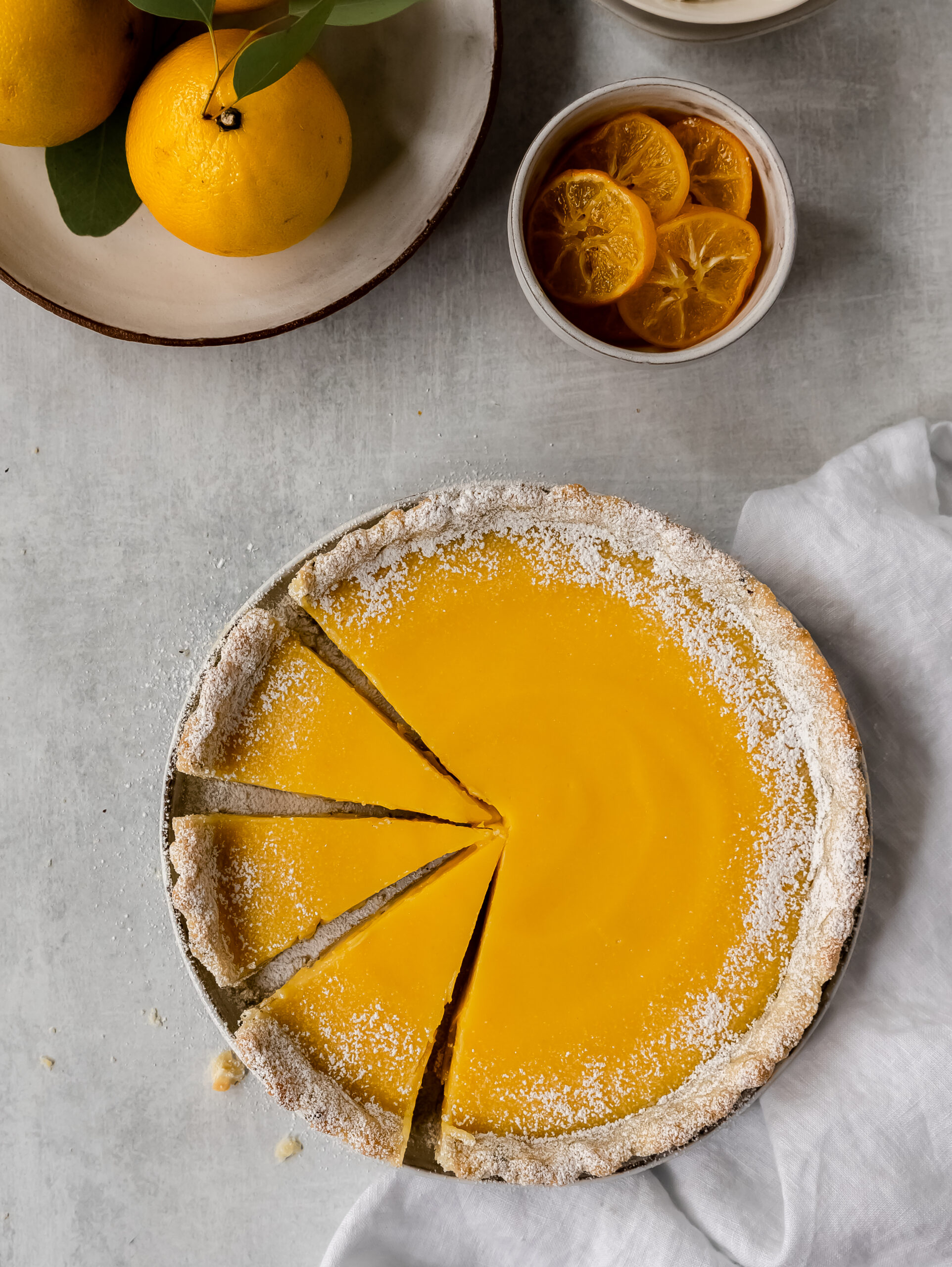 Bergamot Lemon Earl Grey Tart